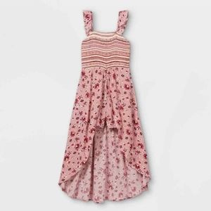 Art class size LX 14 16 high low pink floral dress